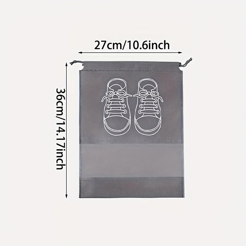 10pcs Non Woven Shoe Bag Storage Bag, Shoe Storage Drawstring Drawstring, Shoe Storage Bag, Dust-proof Oasis Select 10pcs
