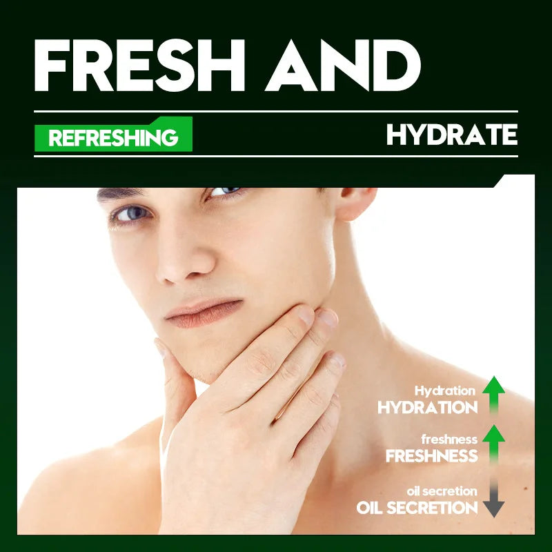 Deep Cleansing Facial Cleanser for Men Oil Control & Moisturizing Blackhead Removal & Pore Minimizer Acne Scar Care & Gentle Oasis Select