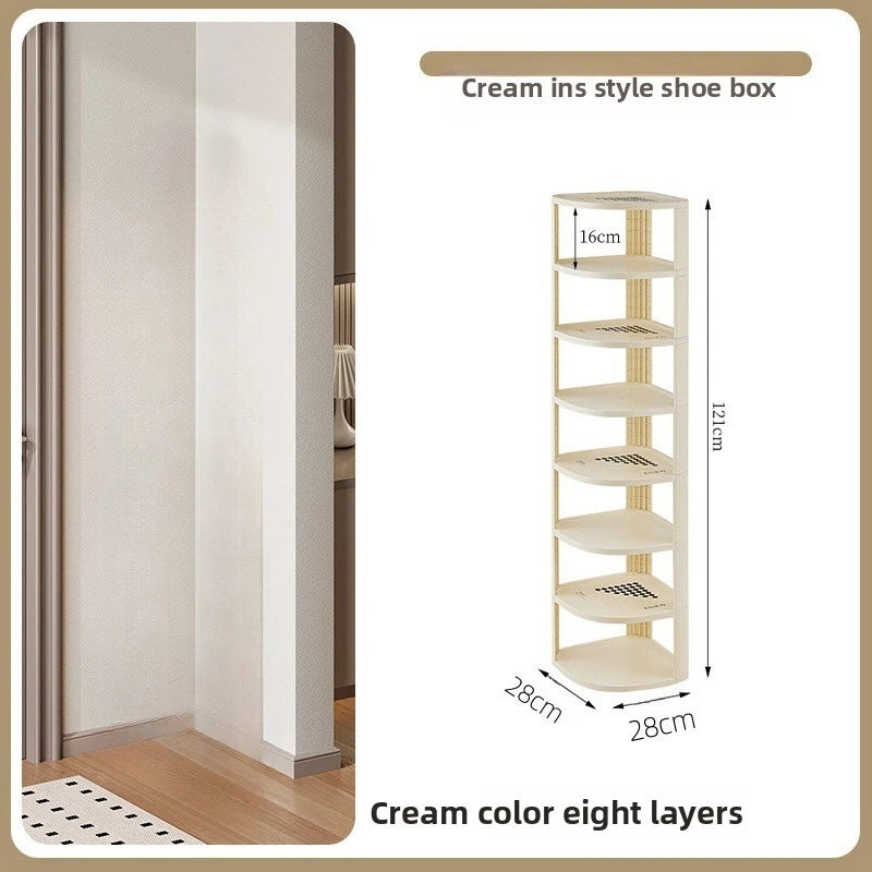 Multi-functional Shoe rack simple and narrow multi-layer shoe cabinet dormitory multi-functional stable non-shaking storage rack Oasis Select Eight floors