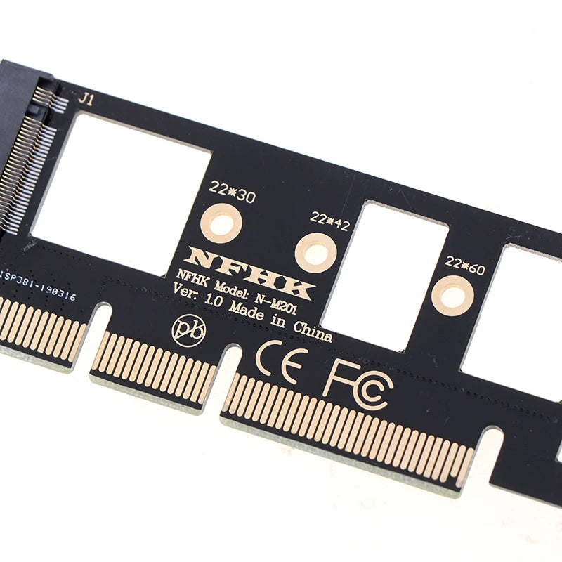 1*NVMe M.2 NGFF SSD to PCI-E PCI express 3.0 16x x4 adapter riser card converte Oasis Select