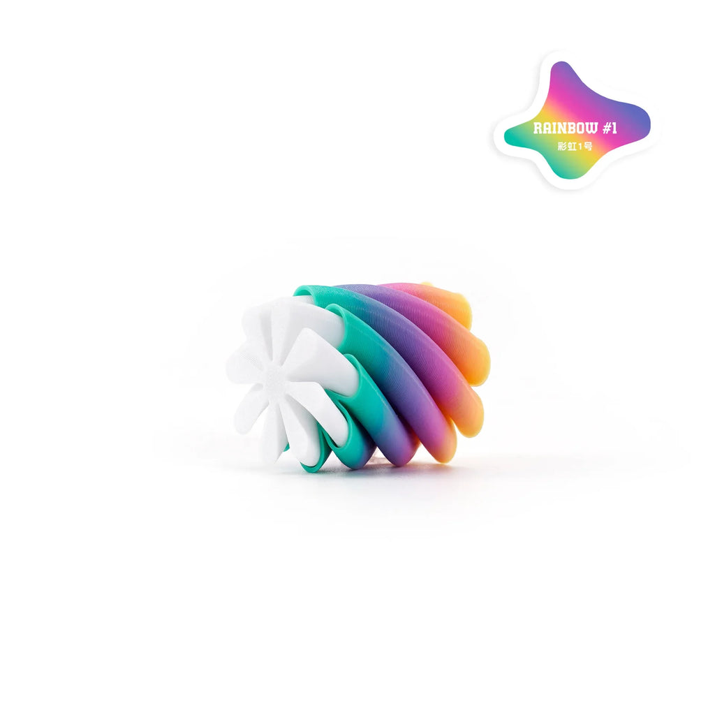 3D Printed Helix Screw Rotating Toys Stress Reducing Tool Pyramid Passthrough Sculpture Spiral Cone Ornaments Home Decoration Oasis Select Style 22