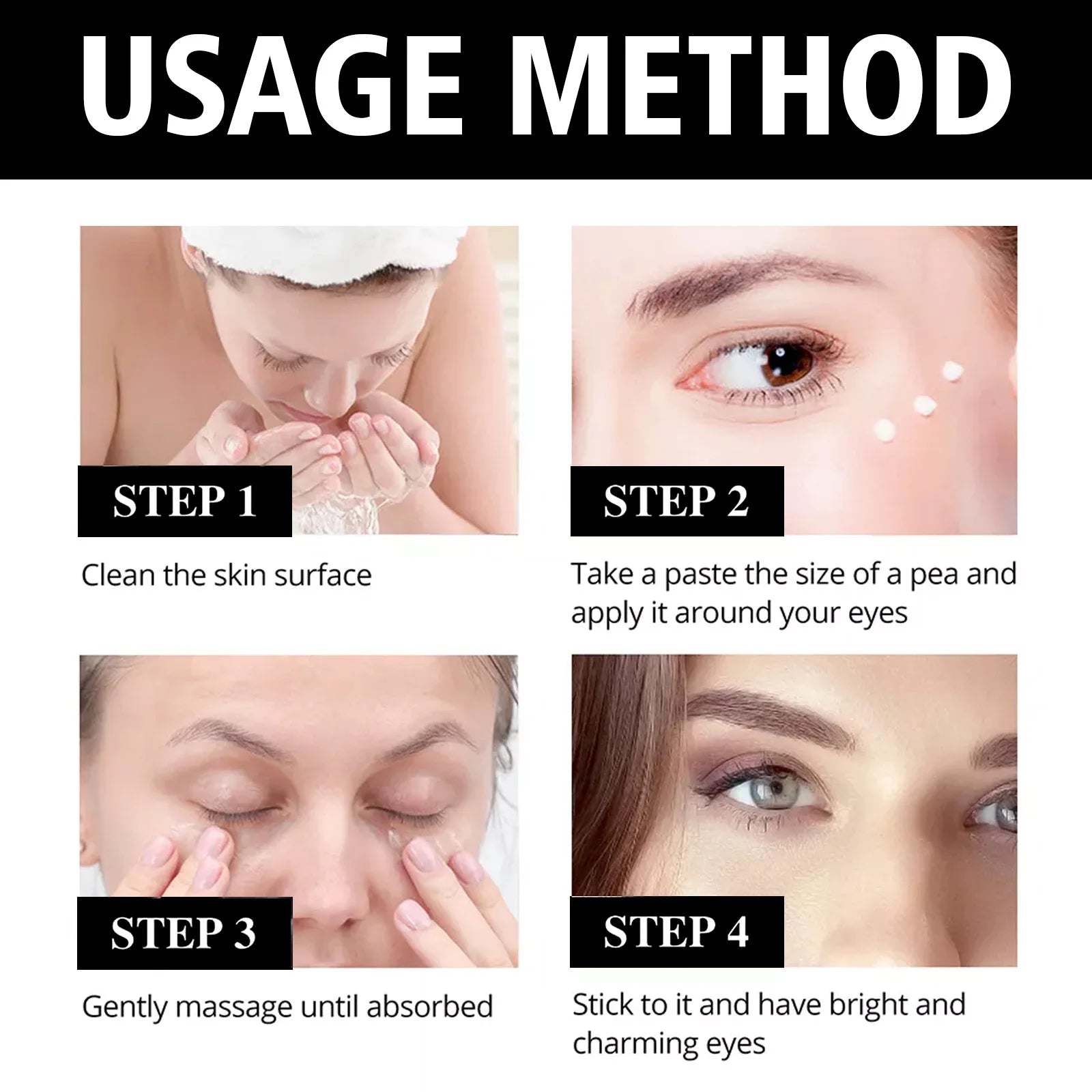 Collagen Eye Cream – Firm, Brighten & Smooth Eye Area | 30ml Eye Contour Cream Oasis Select