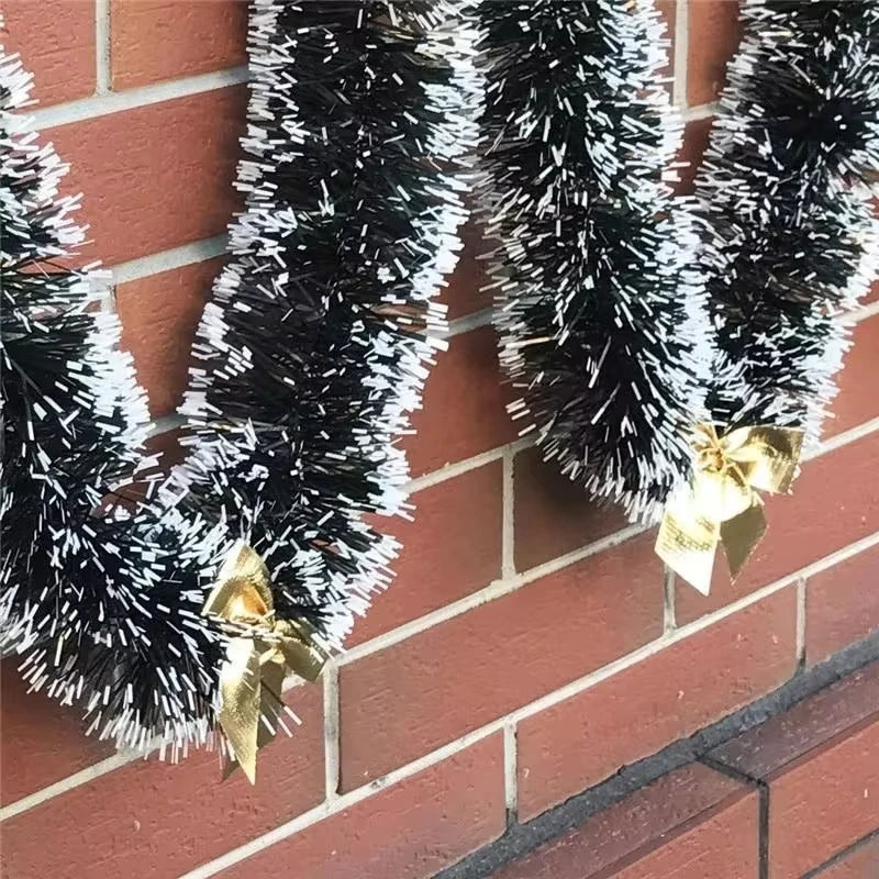 2M Christmas Ribbon Garland with Bows – Tree & Party Decor Christmas Ribbon Garland Oasis Select