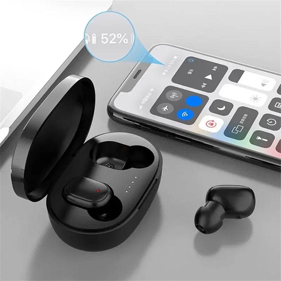 TWS A6S Headset Wireless Earphones Bluetooth Headphones Sport LED Display Touch Stereo Fone Bluetooth Earbuds for Xiaomi Huawei Oasis Select