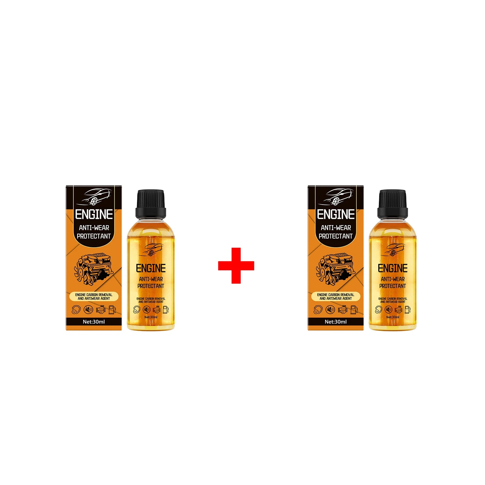 Engine Anti-Wear Protective Agent Rust and Noise Prevention Carbon Removal Anti-Wear Repair Oil Reduce Engine Friction Car Care Oasis Select 2pcs