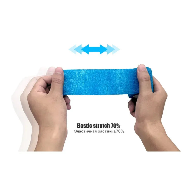 1/15/48Rolls Self Adhesive Bandage Wrap,Cohesive Bandage Wrap For Sport And Athletic,Orange Breathable Vet Wrap For Wounds Oasis Select