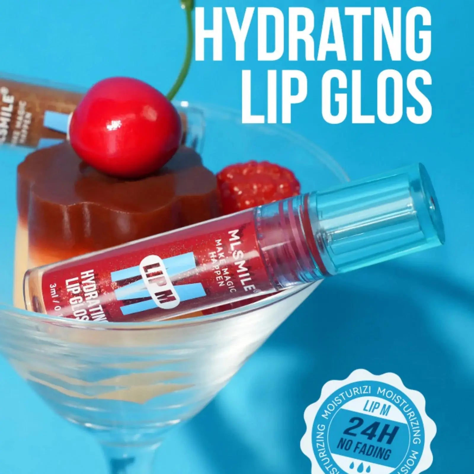 MLSMILE Pearl Nude Lip Gloss – Waterproof & Long-Lasting