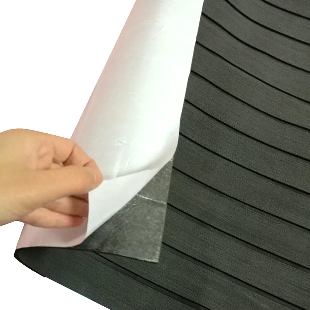 240*45*0.6cm EVA Teak Sheet Car Marine Boat Flooring Non-slip Mat Yacht Inflatable Boat Decking Self-Adhesive Anti Skid Pad Oasis Select