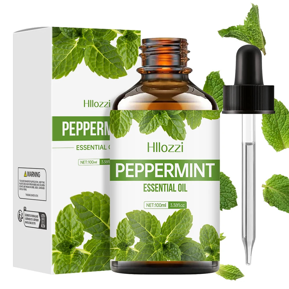 Peppermint Essential Oil 30/60/100ml | Aromatherapy & Diffuser