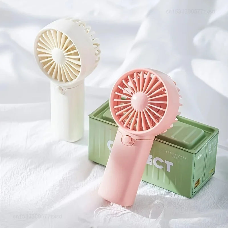 Cute Mini Portable Handheld Fan – Pocket Fan with Lanyard