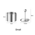Round Mousse Mold Stainless Steel Ring with Lid Food Decoration Tools-Making Rustproof Pastry Rice Ball Sushi Cooking tools Oasis Select S