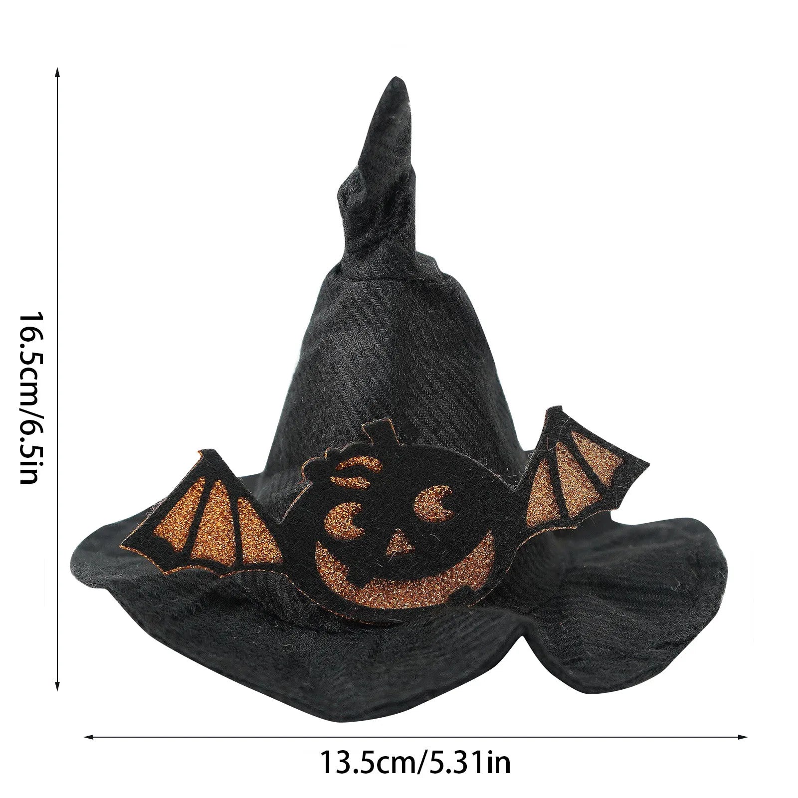 Halloween Spider Web Witch Hat Elastic Hair Band Pet Supplies Dog Cat Pumpkin Bat Hat Hair Accessories Happy Helloween Party Oasis Select