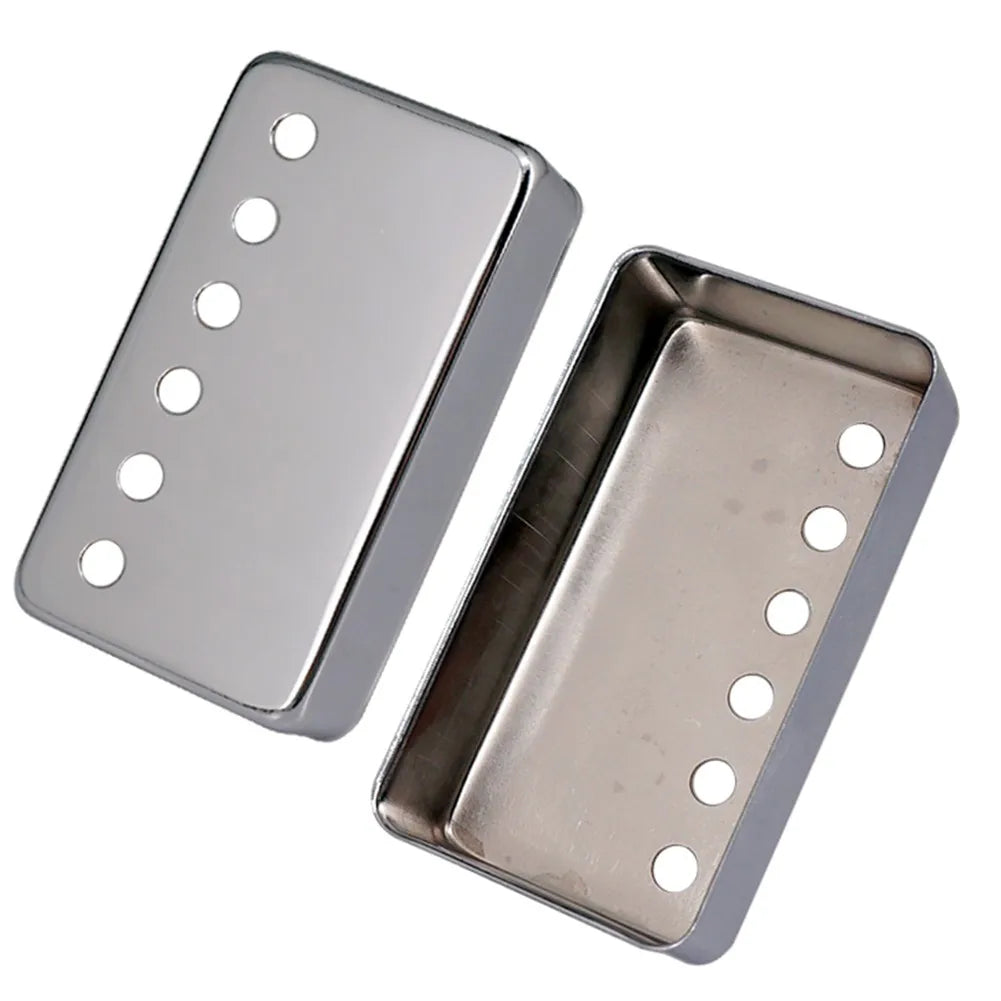 50/52mm Metal Humbucker Pickup Cover For LP Style Electric Guitar Silver Black Gold Guitar Accessories Oasis Select silver 52mm