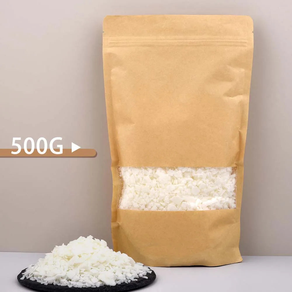 Natural Soy Wax Flakes for DIY Candle Making – 100g to 1kg