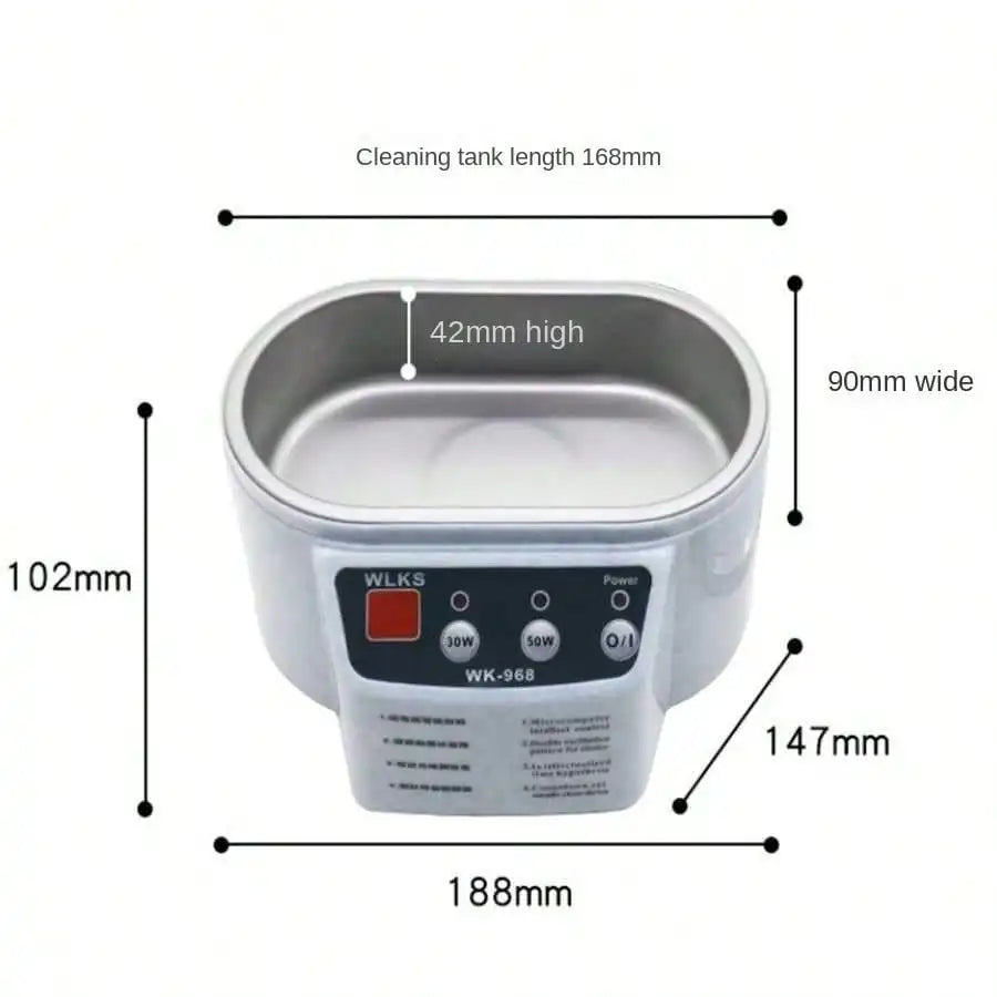 30/50W Ultrasonic Cleaner Sonicator Bath 40Khz Degas For Home Watches Contact Lens Glasses Cleaner Machine Teeth Makeup Razor Oasis Select