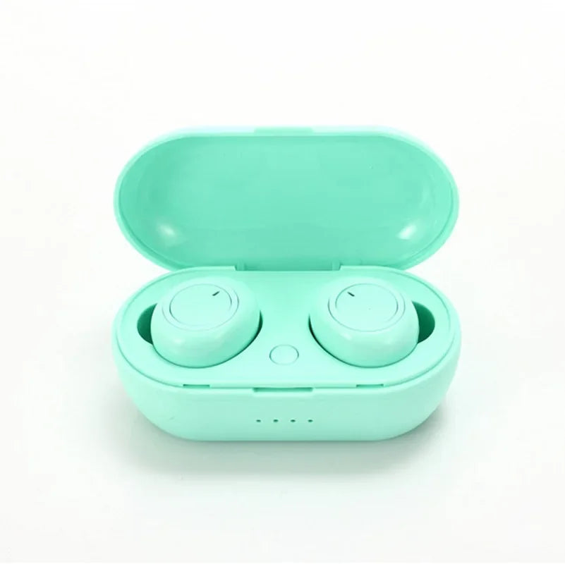 Y50 Wireless Headphones 5.0 Bluetooth Earphones Music Headset Sports Earbuds Waterproof Earpieces fone deouvido bluetooth phones Oasis Select Y50-green