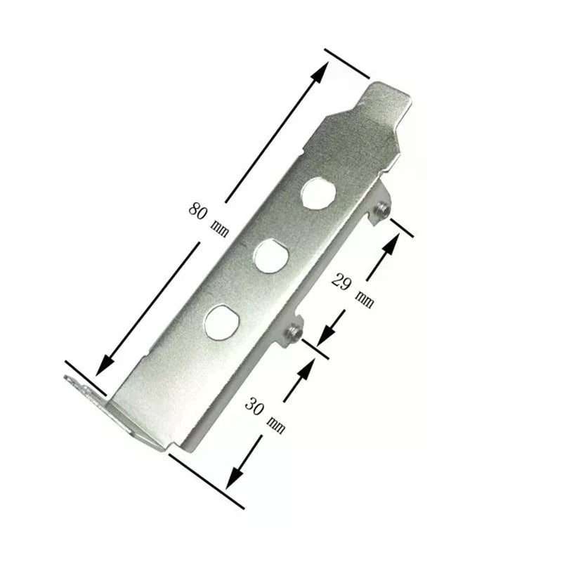 Low Profile Half Size Host Case Bracket For Pci-e Pci Express Wifi Card 8cm Oasis Select