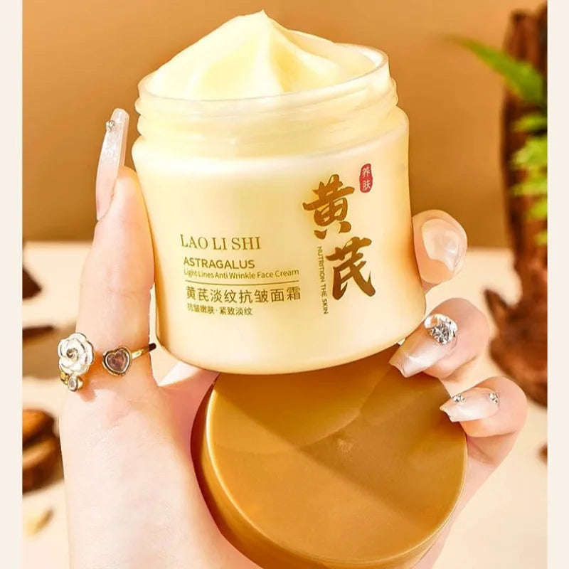 ASTRAGALUS Light Lines Smooth Wrinkle Face Cream Hydrating, Moisturizing, Nourishing,Improving Dullness Brightening Skin Care Oasis Select