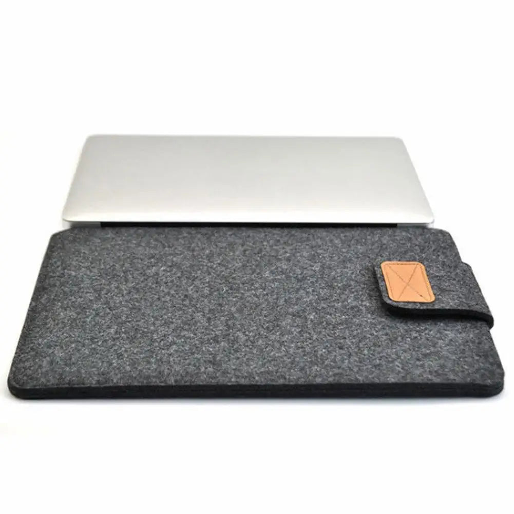 Felt Sleeve Slim Tablet Case Cover Bag for MacBooks Air Pro 11 13 15 Inch Solid Color Tablet Storage Bag Oasis Select