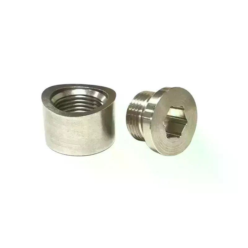 Thread Oxygen Sensor Bung Stainless Steels Plug Wideband Nut Fitting Weld M18x1.5 Car Accessories Oasis Select