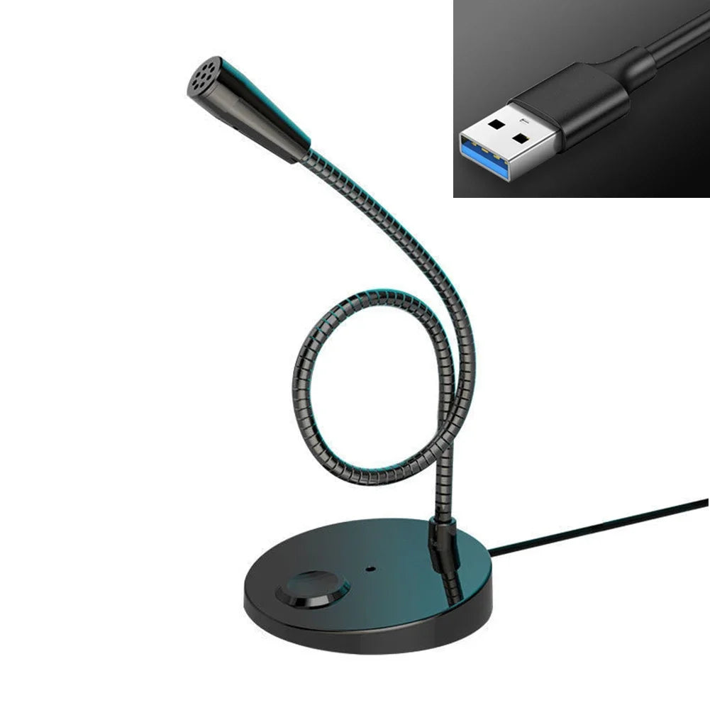 Fanmuran USB & 3.5mm Desktop Condenser Microphone for PC