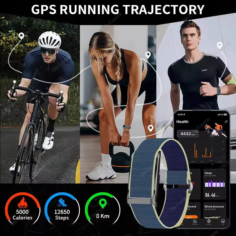Ola Esporte No-Screen Smart Fitness Band | HR, Sleep & GPS Track