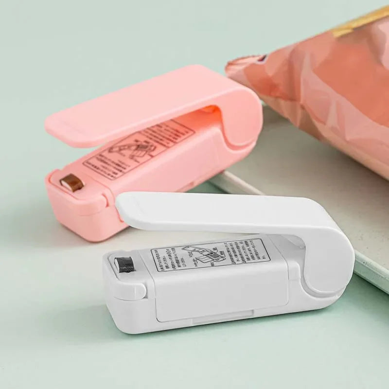 Plastic Heat Bag Sealer Food Packaging Sealing Machine Portable Snack Bag Sealing Clip Kitchen Storage Accessories Home Gadgets Oasis Select