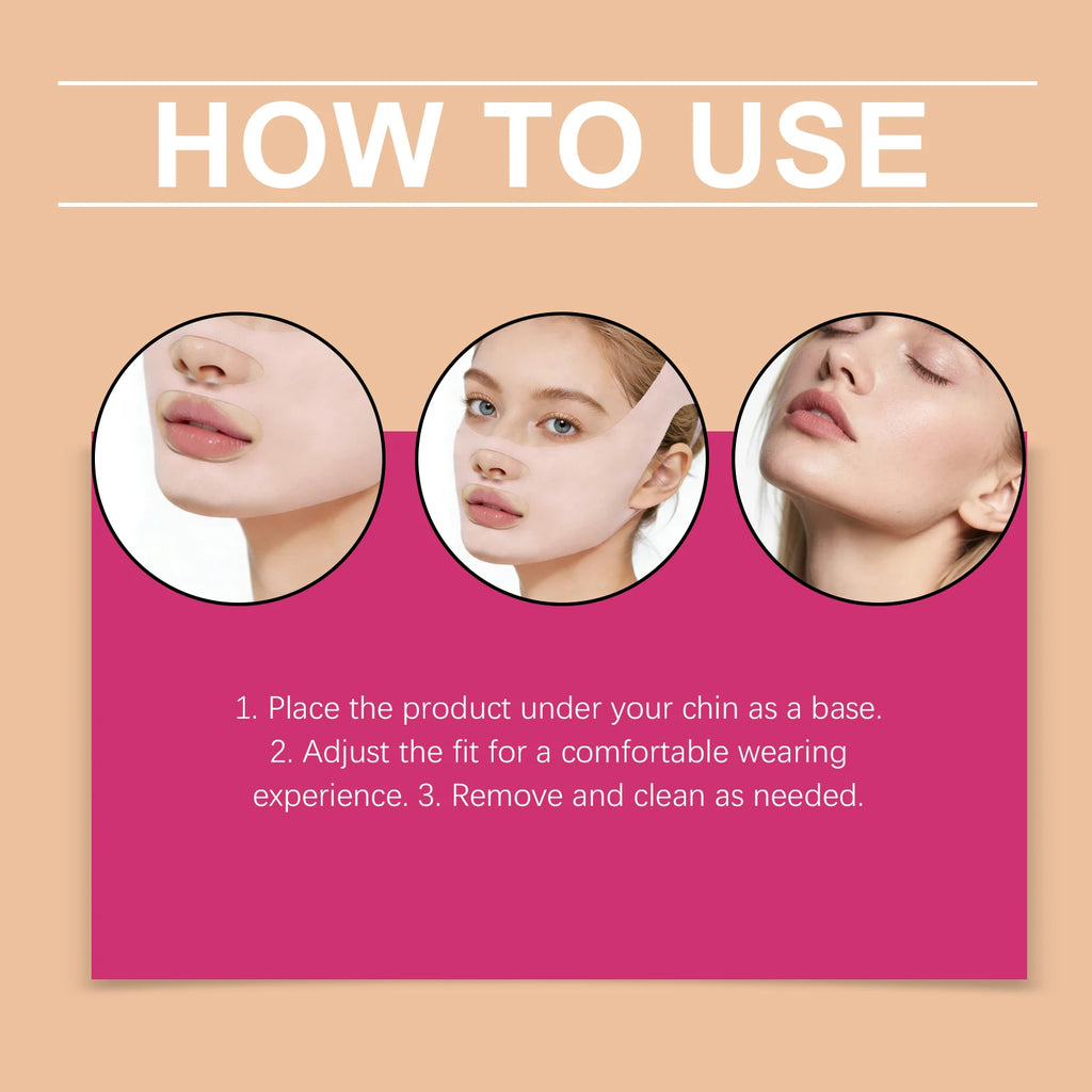 Jawline Chin Strap – Lightweight, Skin-Friendly Facial Contour Facial Contouring Strap Oasis Select