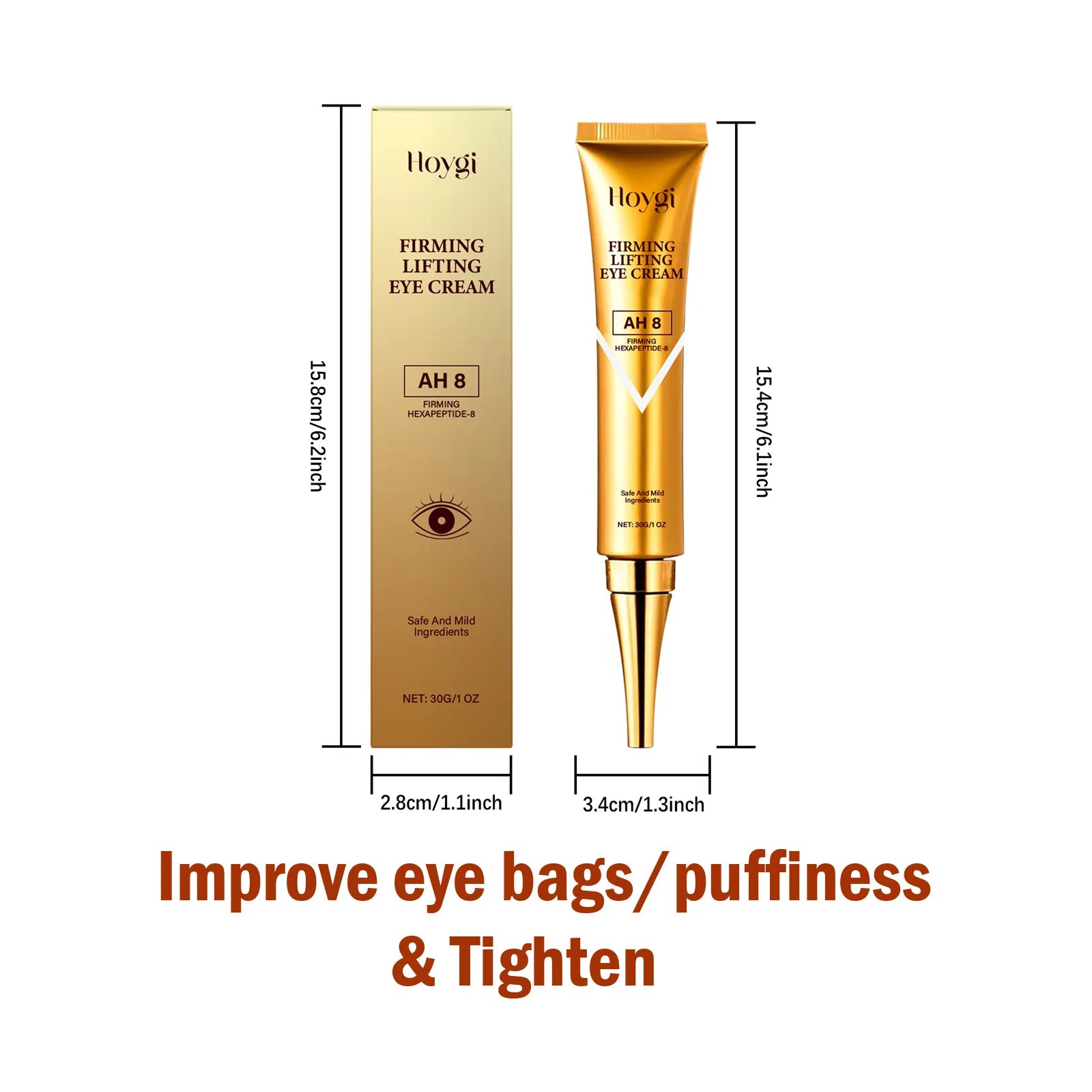Hoygi Retinol Eye Cream – Dark Circles, Puffiness & Wrinkles Retinol Eye Cream Oasis Select Anti Puffiness