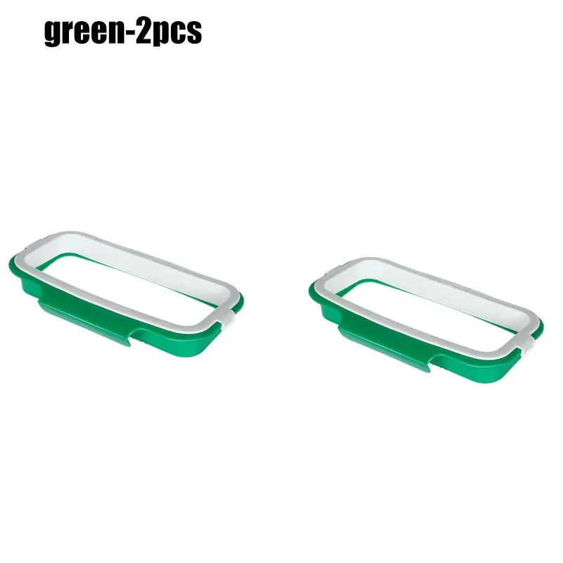 Bucket garbage wastebasket separate trash bins food waste disposal dump recycle bin dustbin kitchen garbage cube paper basket Oasis Select green-2pcs