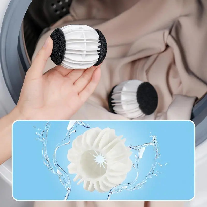 2pcs Anti-winding Laundry Washing Balls Lint Remover Washing Machine Clothes Anti-knot Cleaning Ball Laundry Care Tool Oasis Select