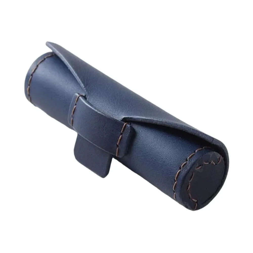 Mini PU Leather Lipstick Case with Keychain | Portable Cover