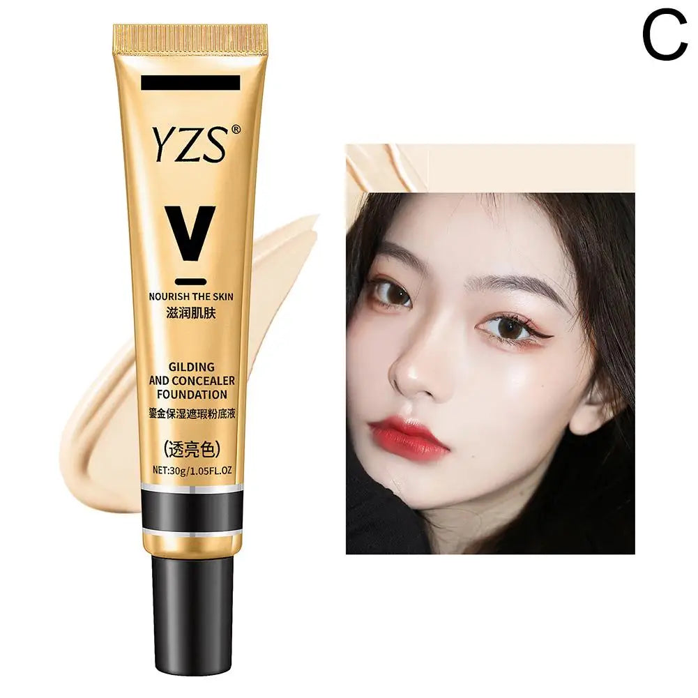 Waterproof Full Coverage Liquid Foundation Primer & Concealer Liquid Foundation Oasis Select 03 Bright white
