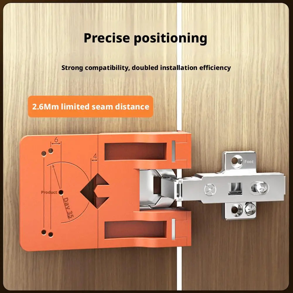 Magnetic Cabinet Hinge Jig – 35mm Woodworking Install Tool
