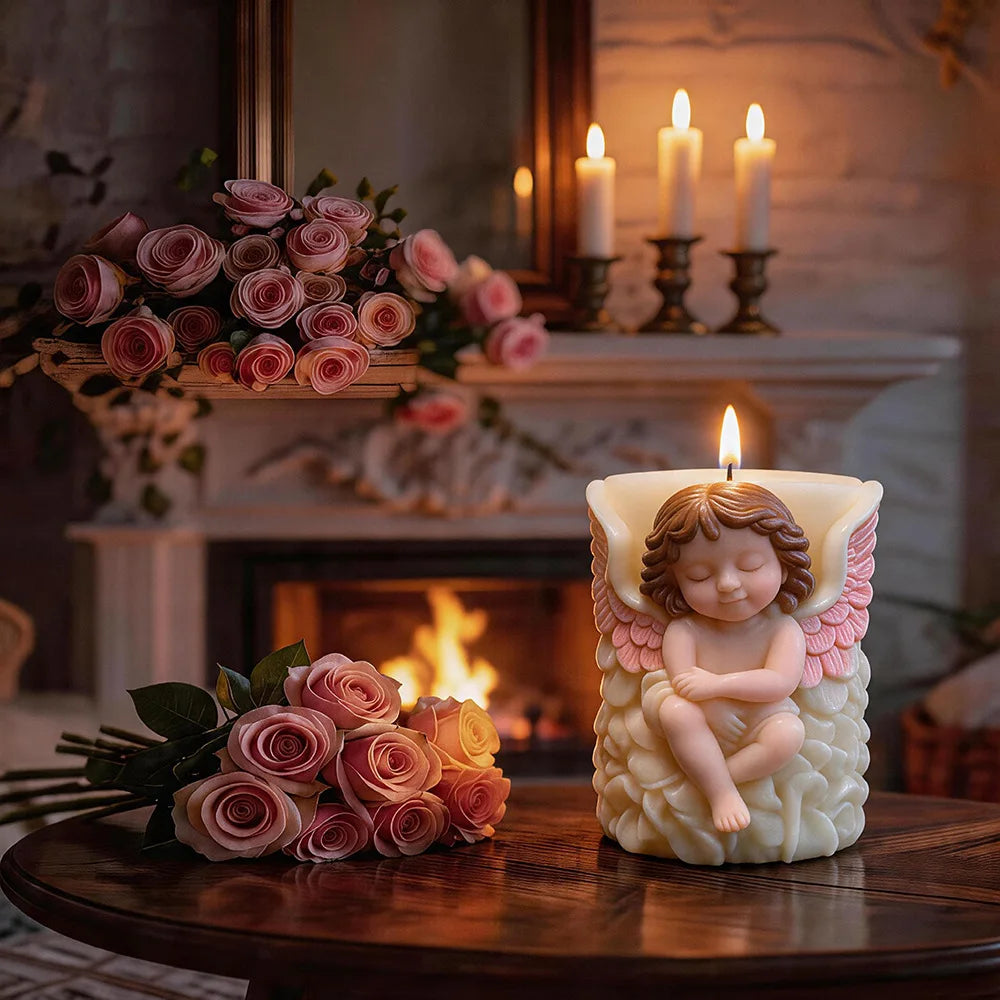 Angel Silicone Candle Mold – DIY Human Figure Mold for Gifts