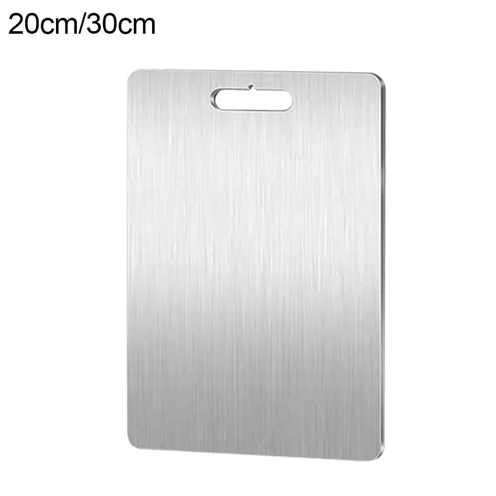 Titanium Cutting Boards for Kitchen, Stainless Steel Cutting Board, 304 Stainless Steel Double-Sided Food Grade Cutting Board Oasis Select B
