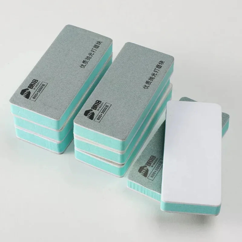 1/5/10Pcs Dual-Sided Sanding Sponges Fine Finish 600-3000 Grit Sandpaper Sponge for Watch Strap And Case Polishing Oasis Select