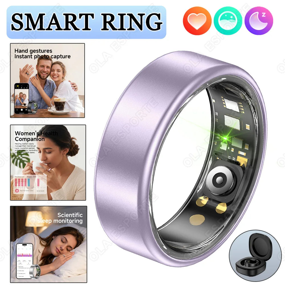 Smart Ring Heart Rate SpO₂ Sleep Tracker | IP68 Unisex