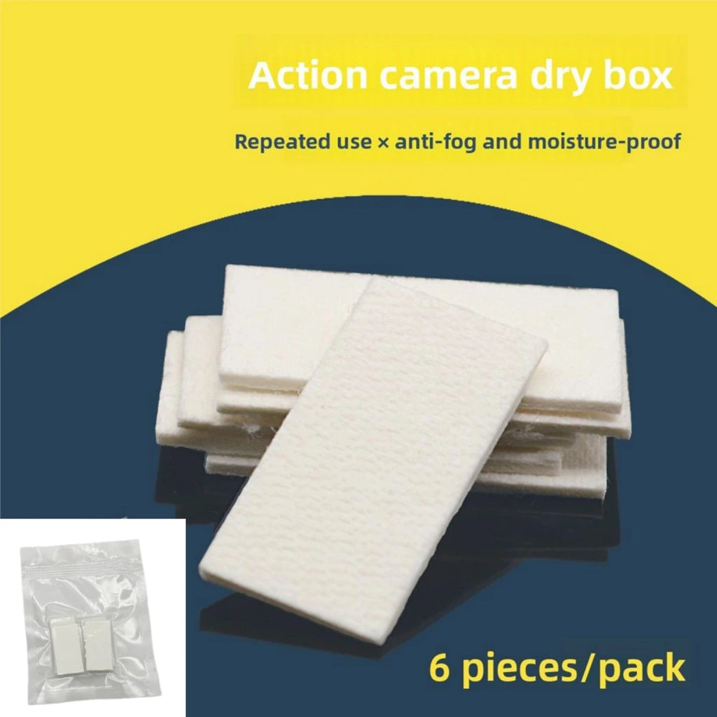 Reusable Anti-Fog Inserts for Cameras - 10 Packs Moisture Absorbing Strips Compatible with Hero and Hero 2 Series Oasis Select