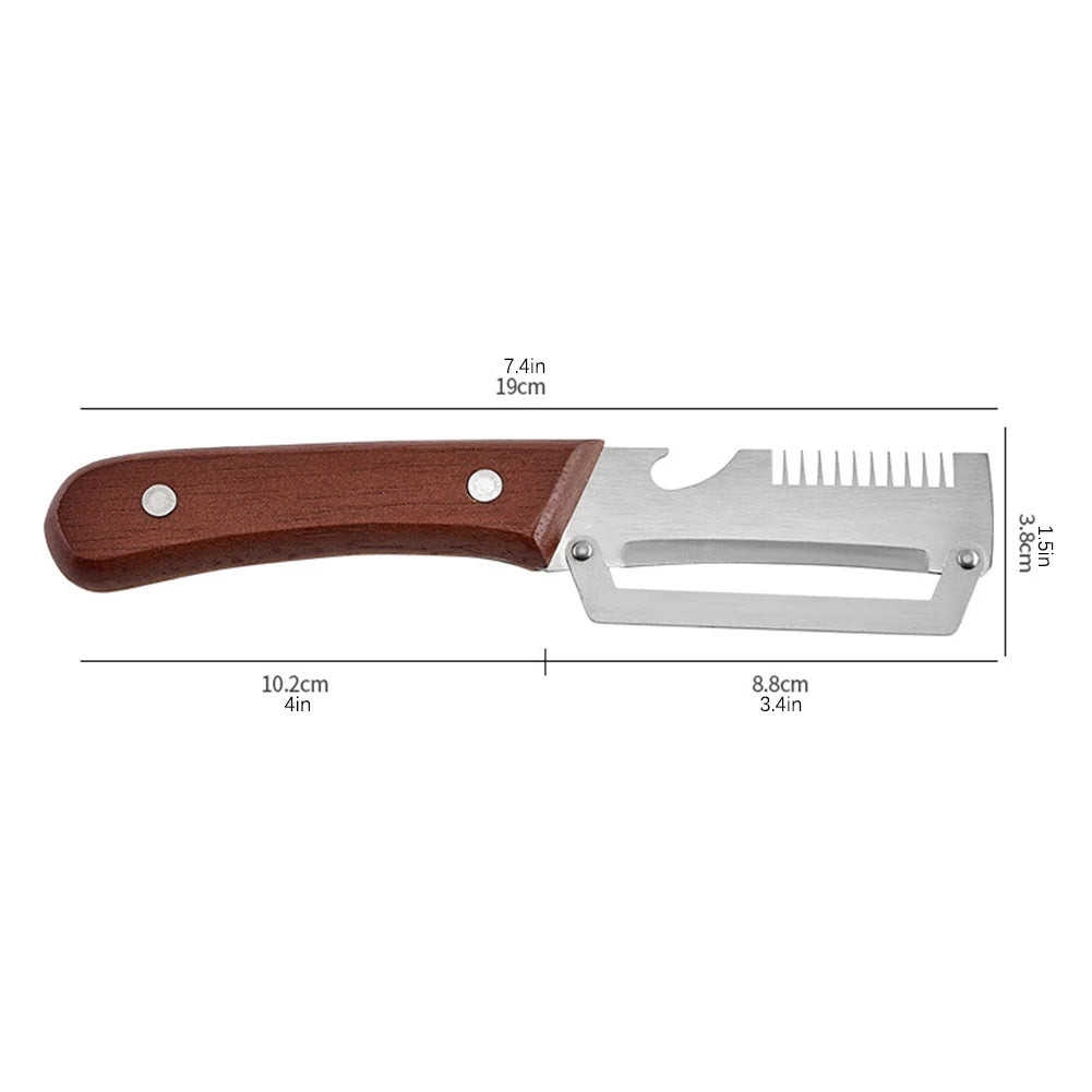 3-in-1 Vegetable Peeler, Grater & Bottle Opener | Kitchen Tool