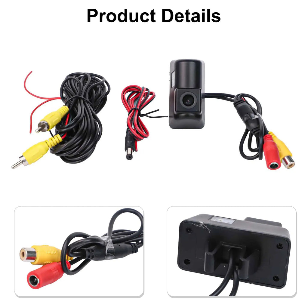 Car Rear View Vehicle Backup Reverse Camera Rear View Camera Black 120 Lens Angle Direct Replacement Rear Placement Oasis Select