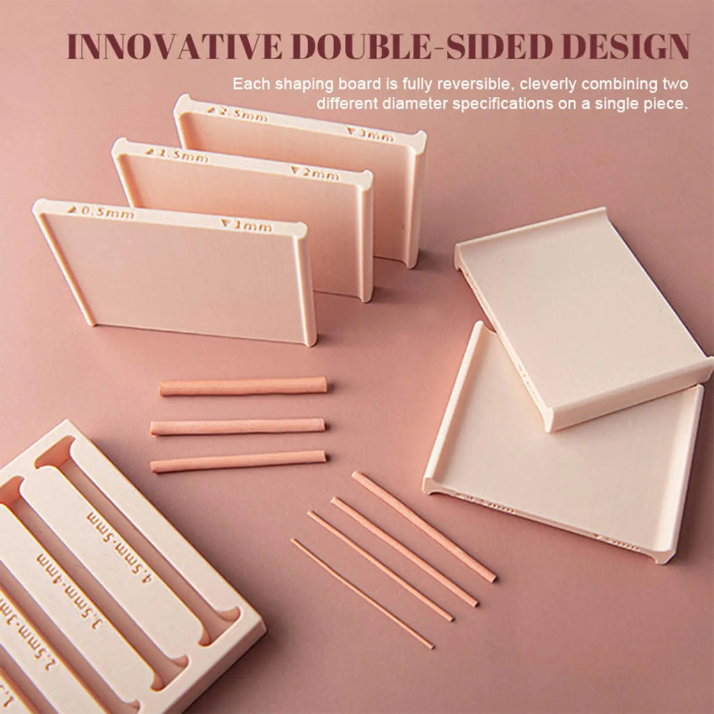 1PC Clay Strip Rolling Mold DIY Hand-rolled Clay Strip Woven Earrings Pendant 3D printing material Clay Tools Jewelry Making Oasis Select
