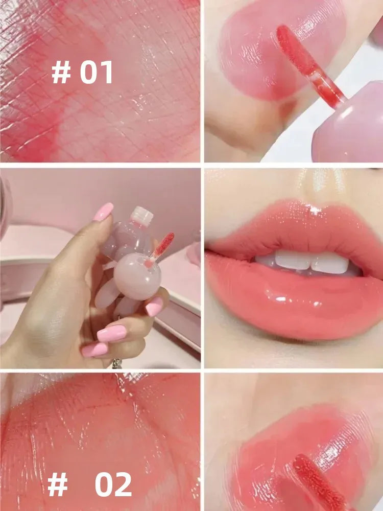 SAM SUGAR Bracelet Keychain Lip Gloss – Moisturizing & Long-Lasting