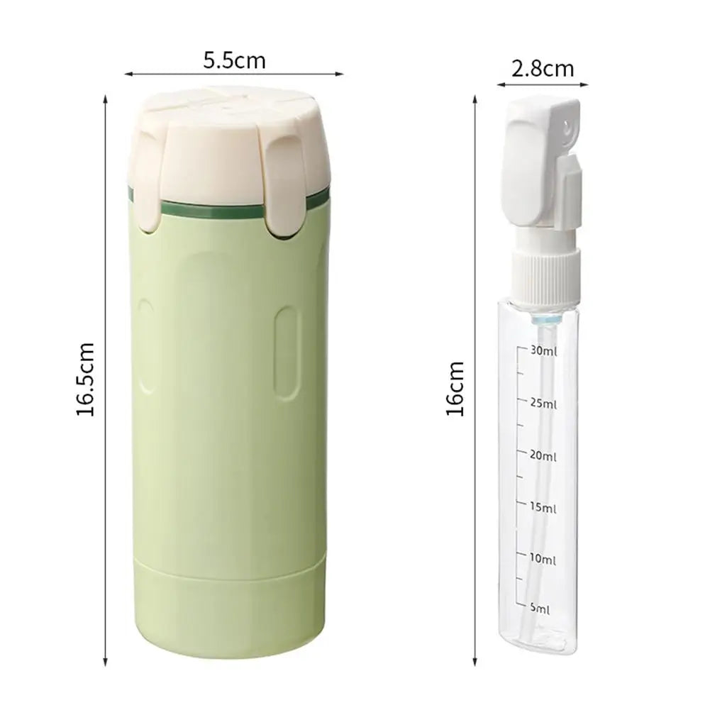 4-in-1 Leakproof Travel Dispenser Bottles – TSA Approved Travel Dispenser Set Oasis Select