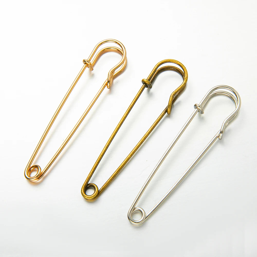 20pcs Heavy Duty Large Safety Pins for Clothes for Clothes, Ideal for Leather Canvas and Wool, Sharp Tip for Secure Hold Brooch Oasis Select