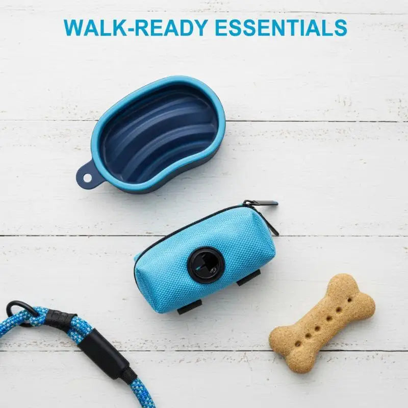 Pet Dog Poop Bag Holder Leash Attachment Adjustable Mini Travel Garbage Bag Dogs Waste Poop Bags Dispenser Pet Cleaning Tools Oasis Select