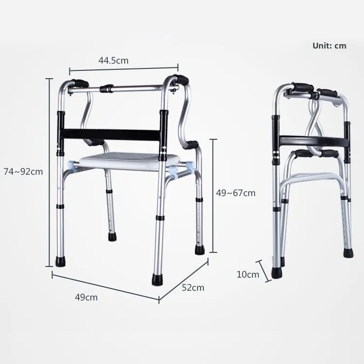 Multi-functional Solid walker for the elderly walking aluminum alloy four-legged crutches walking aids elderly walker Oasis Select YC8209WYH-N