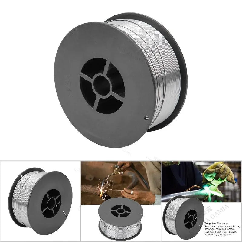 Airless Self Shielded Welding Wire Carbon Steel Flux Cored Wire 0.8mm/1mm for Easy Welding Machine Repair and DIY Projects Oasis Select