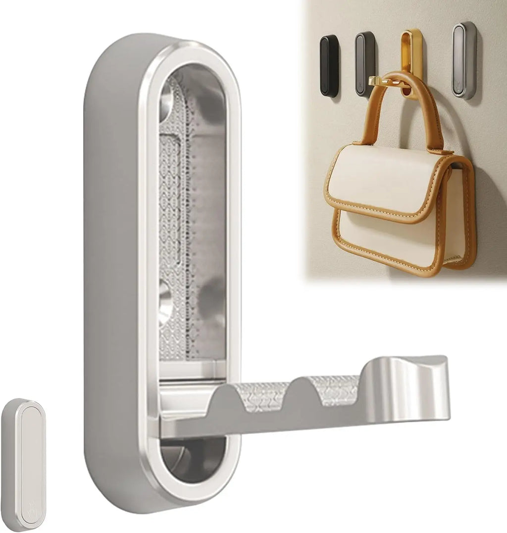 Folding Wall Hook Towel Coat Hook stainless Hook for Home and decoration Kitchen Bathroom Matte Towel Hanger storage Organizer Oasis Select Silver