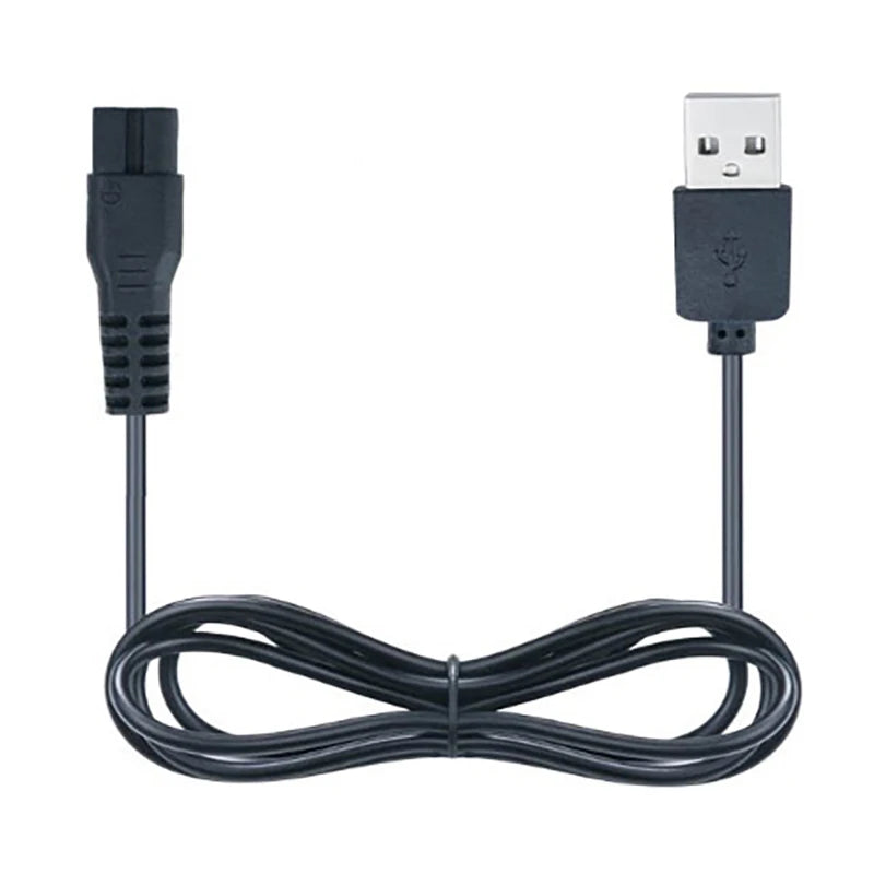 80cm USB 2-Pin Electric Shaver Charging Cable – Universal